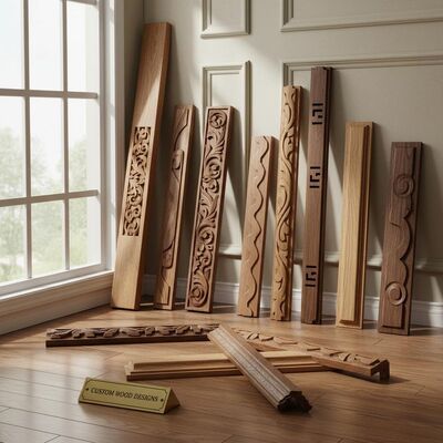 Floor Custom Decorative Wooden Mouldings for Residential Applications Enhancing Interior Style and Architectural Features