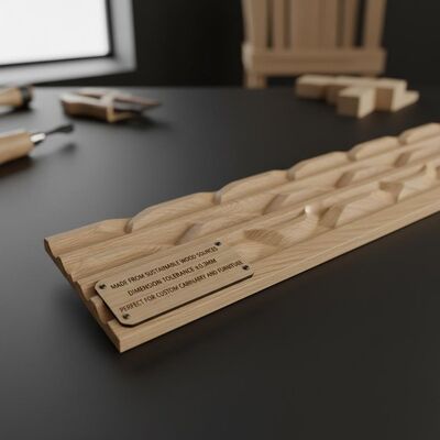 Made From Sustainable Wood Sources Decorative Wooden Trim Offering Dimension Tolerance ±0.3mm Perfect for Custom Cabinetry and Furniture Detailing