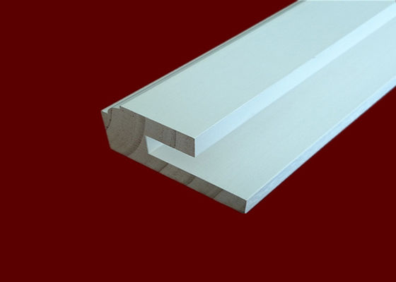 Prenda impermeable de los paneles de la pared que moldea de madera blanca para la decoración interior