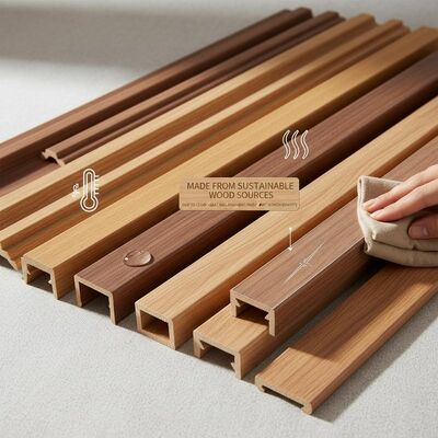 Made From Sustainable Wood Sources Decorative Wooden Mouldings Offering Easy To Clean Heat Insulation Water Proof And Anti Scratch Benefits
