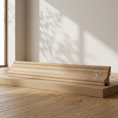 Window Stool Moulding KD Finger-Jointed Pine 2.44m Primed White Sill Trim for Indoor Decoration