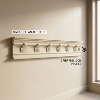 Window Stool Moulding KD Finger-Jointed Pine 2.44m Primed White Sill Trim for Indoor Decoration