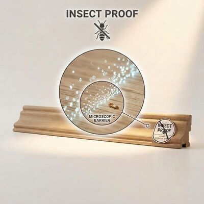 Primed Poplar Moulding Easy Installation White Finish Trim Ready for Interior Wall Decoration Projects