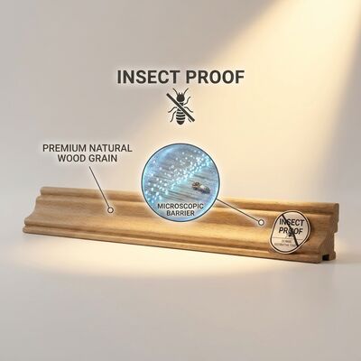 Solid Fir Wall Trim Damp Proof 2.7m 4.88m Lengths Engineered for Humid Coastal Interior Projects