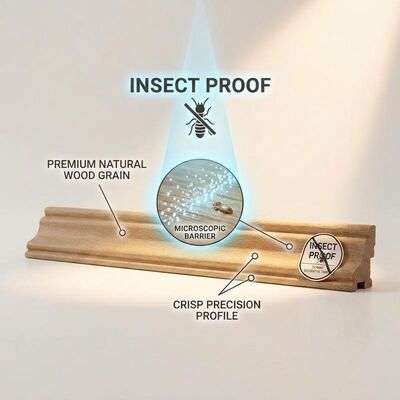 Sustainable Wood Frieze FSC Certified Timber Trim Produced for Eco Conscious Building Interiors