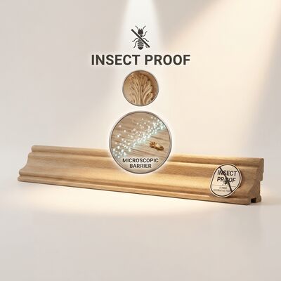 Sustainable Wood Frieze FSC Certified Timber Trim Produced for Eco Conscious Building Interiors