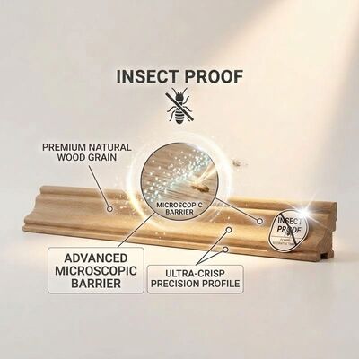 Sustainable Wood Frieze FSC Certified Timber Trim Produced for Eco Conscious Building Interiors