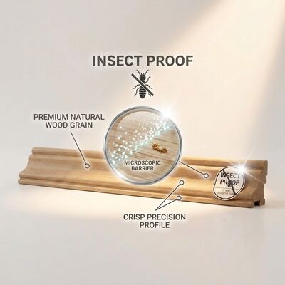 Custom Wood Moulding OEM Knife Profile Trim Manufactured for Private Label Retail Programs