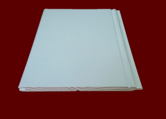 Kapalı Beyaz Ahşap Dekoratif Duvar Kalıp Panelleri Kolay Temizlik