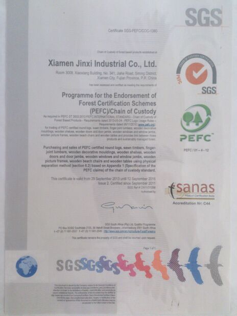 china Xiamen Jinxi Building Material Co., Ltd. certification